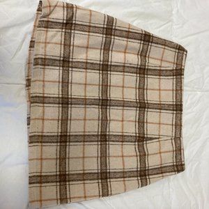 Plaid Mini Skirt